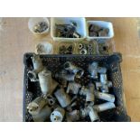 A quantity of Amal carburettors, float bowls and spares.