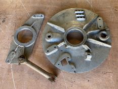 A Douglas 90 Plus front brake plate.