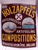 A Holzapfel's Anticorrosive and Antifouling Compositions of Newcastle pictorial enamel sign with