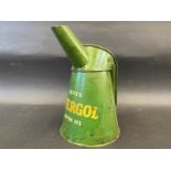 A Price's Energol Motor Oil quart measure in good condition, fated February 1964.