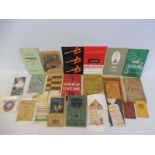 A selection of assorted motoring literature including motorcycle handbooks, etc.