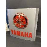 A large original Yamaha dealership sign by repute from the former John Banks Yamaha Bury St