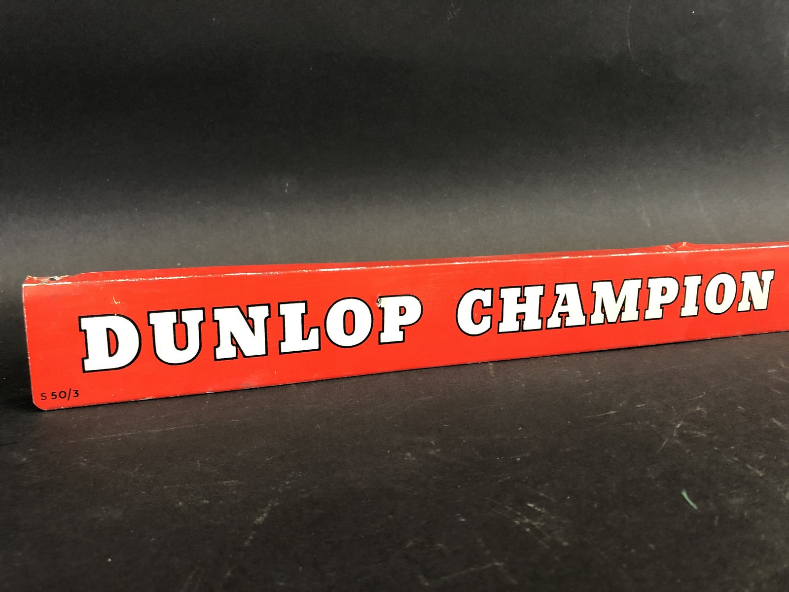 A Dunlop Champion Cycle Tyres shelf strip. - Image 2 of 3