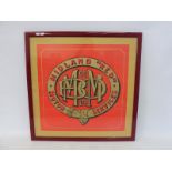 A framed and glazed Midland 'Red' Motor Services advertisement, 22 x 22".