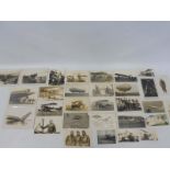Aviation - 20 early postcards and six photographs, depicting several early aircraft including a