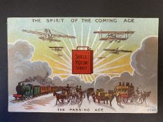 A Shell pictorial postcard - 'The Spirit of the Coming Age', No. 183.