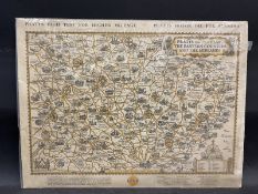 A Pratts pictorial map of the Eastern Counties and the Midlands, 20 x 15".