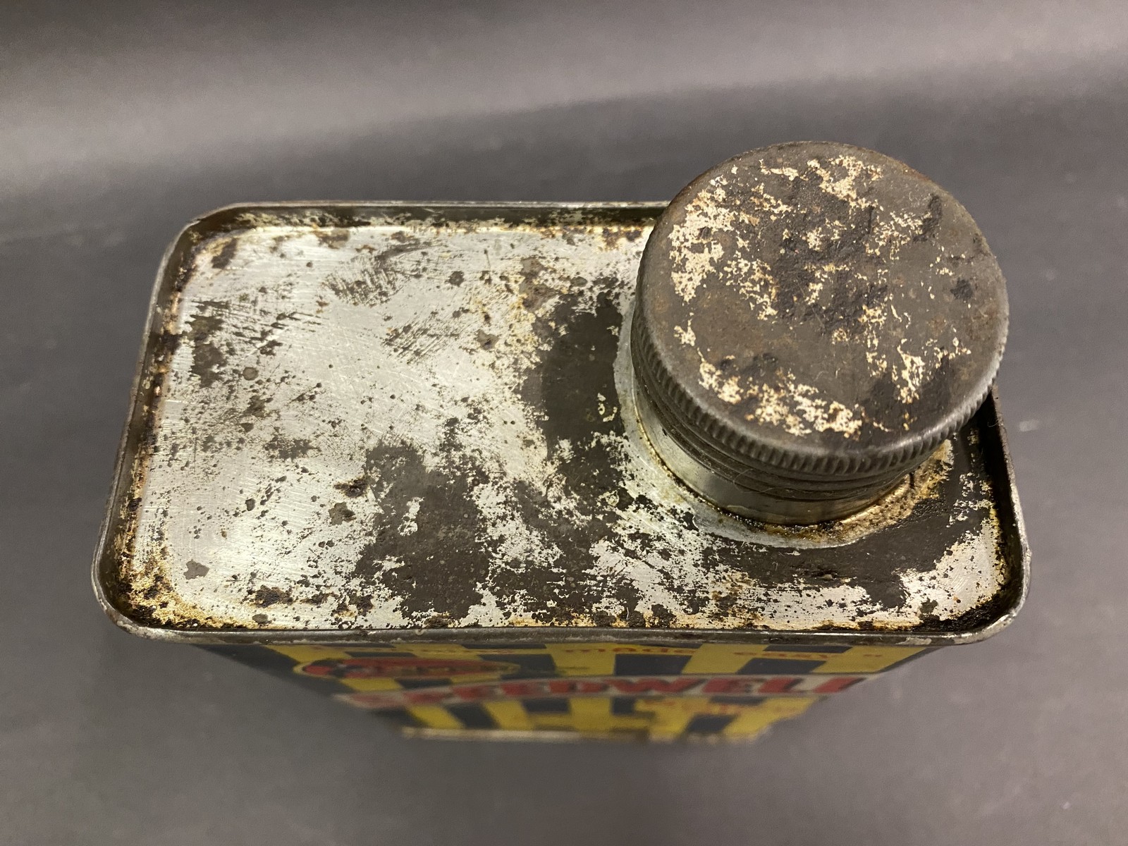 A Speedwell Motor Oil quart oil can in superb original condition, even with the original inner - Image 6 of 8