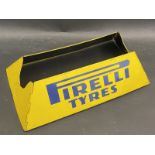 A Pirelli Tyres garage forecourt tyre stand.