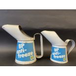 A BP anti-freeze pint measure and a matching half pint measure, both in very good condition, both