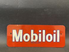 A small Mobiloil aluminium cabinet advertising sign, in very good original condition.