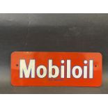 A small Mobiloil aluminium cabinet advertising sign, in very good original condition.