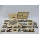 Early Commercial Vehicles - 15 black and white postcards mostly pre-1920s, including The Princess