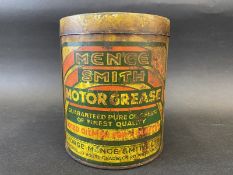 A Mence Smith Motor Grease tin.