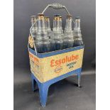 A very original Essolube Motor Oil eight division garage forecourt crate in good condition, still