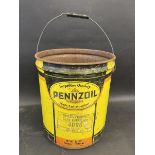 A Pennzoil 35lb grease bucket.