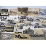 Motor Sport - an album of photographs, many older reproductions, some newer, of mostly pre-war cars,