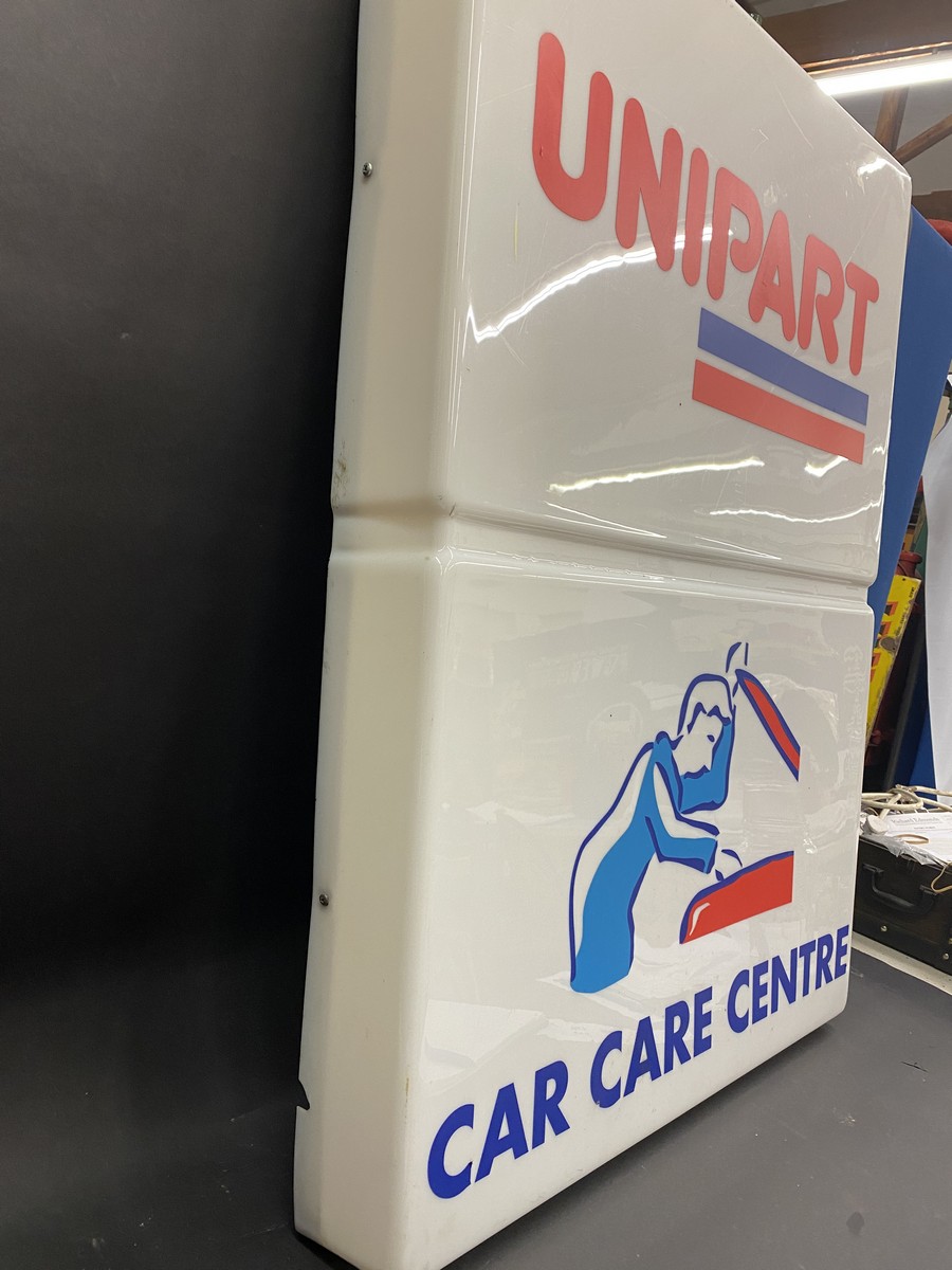 A Unipart Car Care Centre illuminated lightbox, 30 x 39". - Bild 5 aus 6