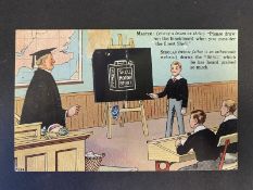 A Shell pictorial postcard - school room scene, no. 229.