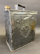 A Shellmex & BP Ltd two gallon petrol can by Valor, dated July 1937.