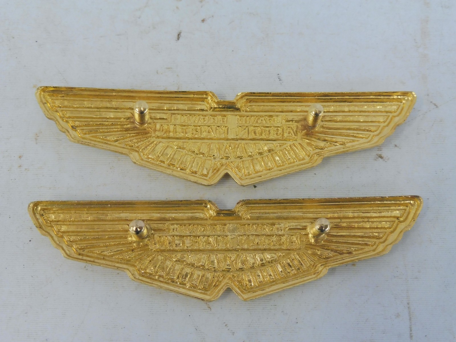 Two David Brown Aston Martin car badges. - Image 2 of 2