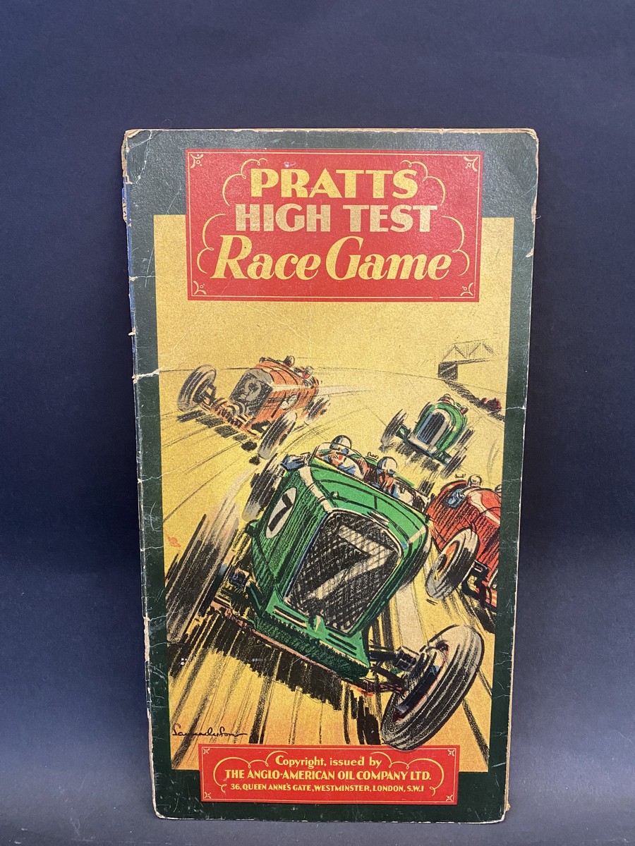 A Pratts High Test 'Brooklands Race Game'.