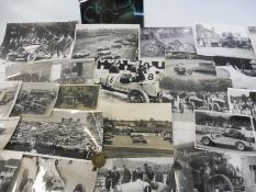 Motor Sport - An album of mostly reproduced images, on photographic paper, early images, some