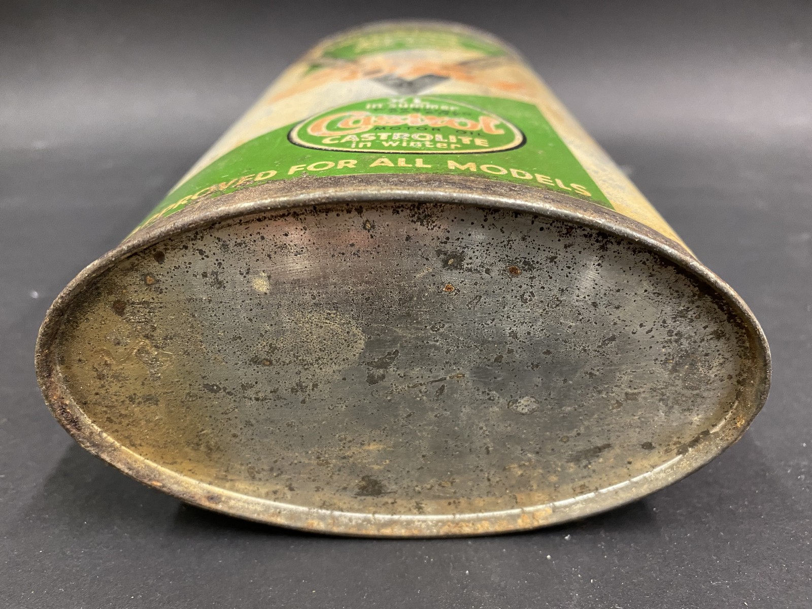 A rarely seen Ford Castrol oval can. - Image 3 of 4