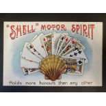 A Shell pictorial postcard - 'Holds more honours than my other', no. 147.