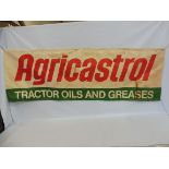 An Agricultural Tractor Oils and Greases banner, 70 x 24".