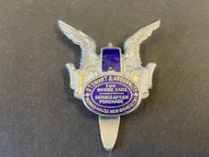 A Stewart & Ardern Ltd from Morris Cars part enamel lapel badge.