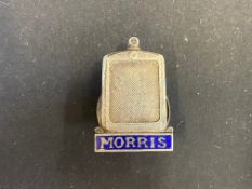A rare Morris radiator shaped lapel badge.