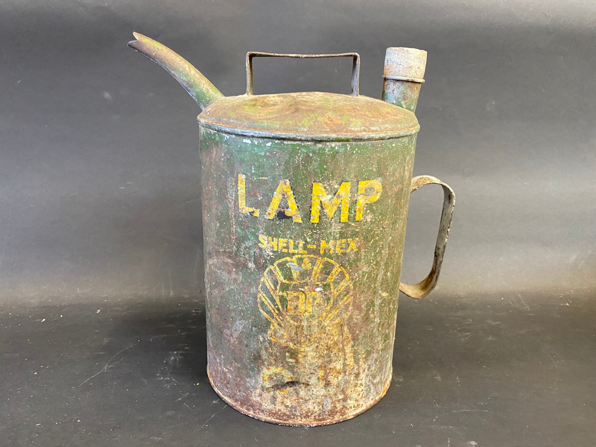 A Shell-Mex & BP Ltd Lamp Oil can. - Image 2 of 2