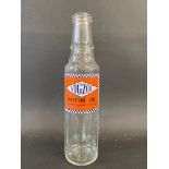 A Vigzol Motor Oil pint glass bottle.