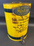 A rare Mixtrol upper cylinder lubricant drum tin.