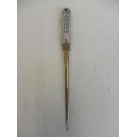 An Anglo American Oil Co. Ltd. letter opener dated 1925.