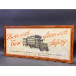 An early Pickfords Removals pictorial advertisement, 24 x 11".