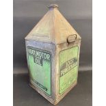 A Koolmotor Super Oil five gallon pyramid can, an unusual UK supplier from Pensylvanian oil.