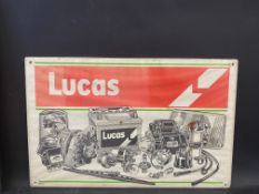 A Lucas pictorial desktop mat, 20 1/2 x 13".