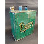 A Pratts two gallon petrol can by Valor, dated April 1930, in very original condition.