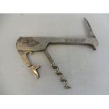 An MG, Morris, Riley and Wolseley penknife with corkscrew and bottle opener.