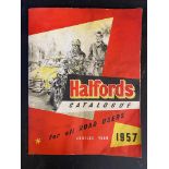 A Halfords Accessories catalogue for 1957.