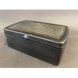 A Joseph Lucas bakelite cigar/cigarette hinged box.