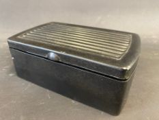 A Joseph Lucas bakelite cigar/cigarette hinged box.