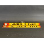 Two Michelin Tyres shelf strips.