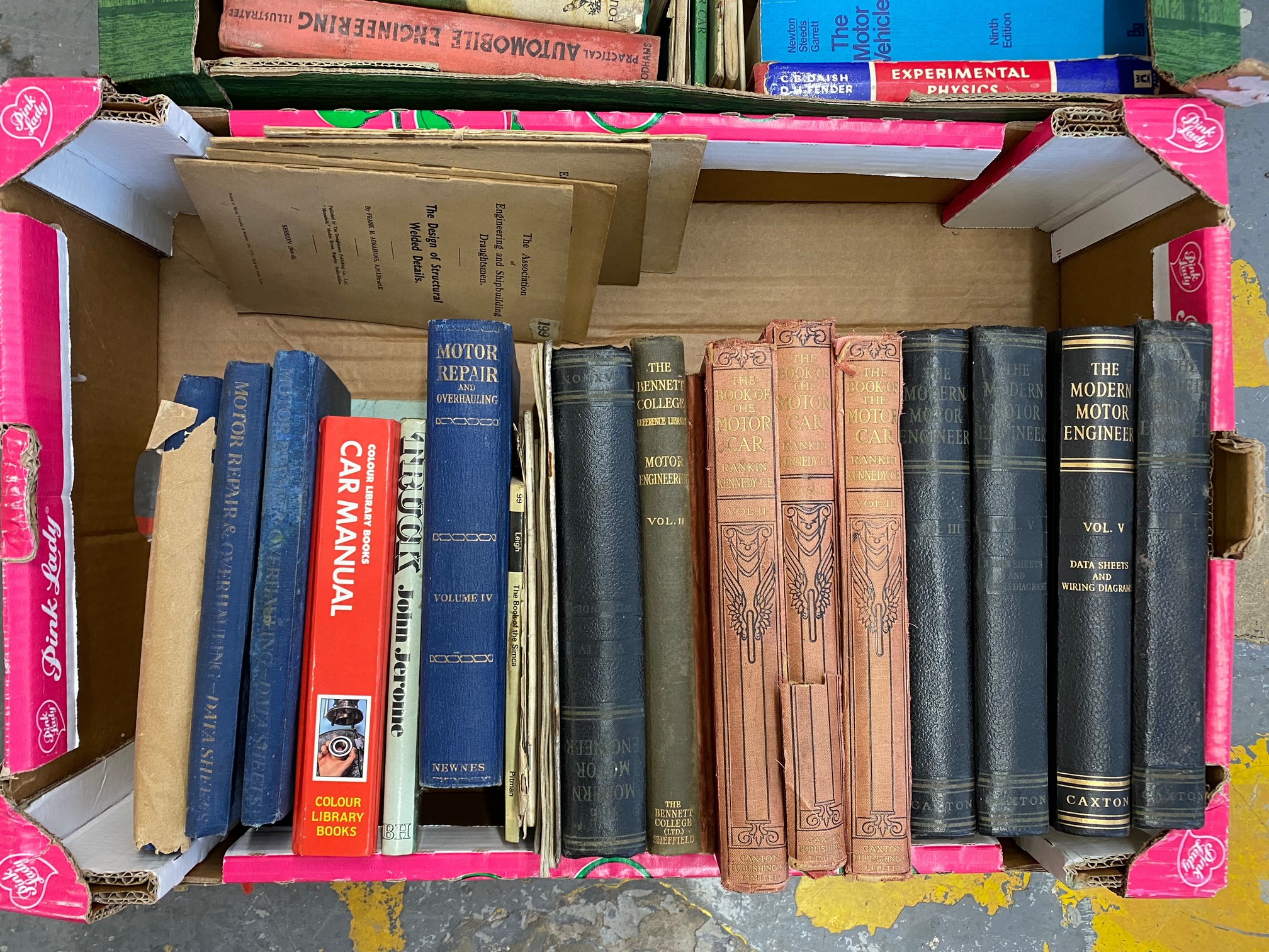 Three boxes of assorted motoring volumes. - Image 2 of 3