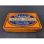 A small 'Chemico' Repair Outfit tin, with some original contents.