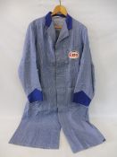 A new old stock overcoat with Esso branding, manufactured by Beacon Reg'd, size 38 (slightly