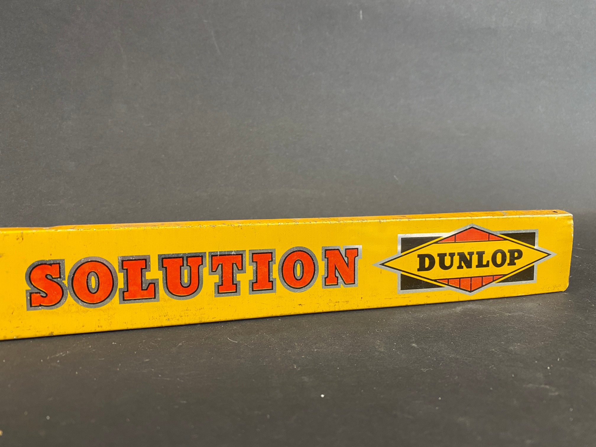 A Dunlop Rubber Solution shelf strip, in good condition. - Image 3 of 4