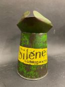 An unusual Silene Lubricants Ltd quart measure.
